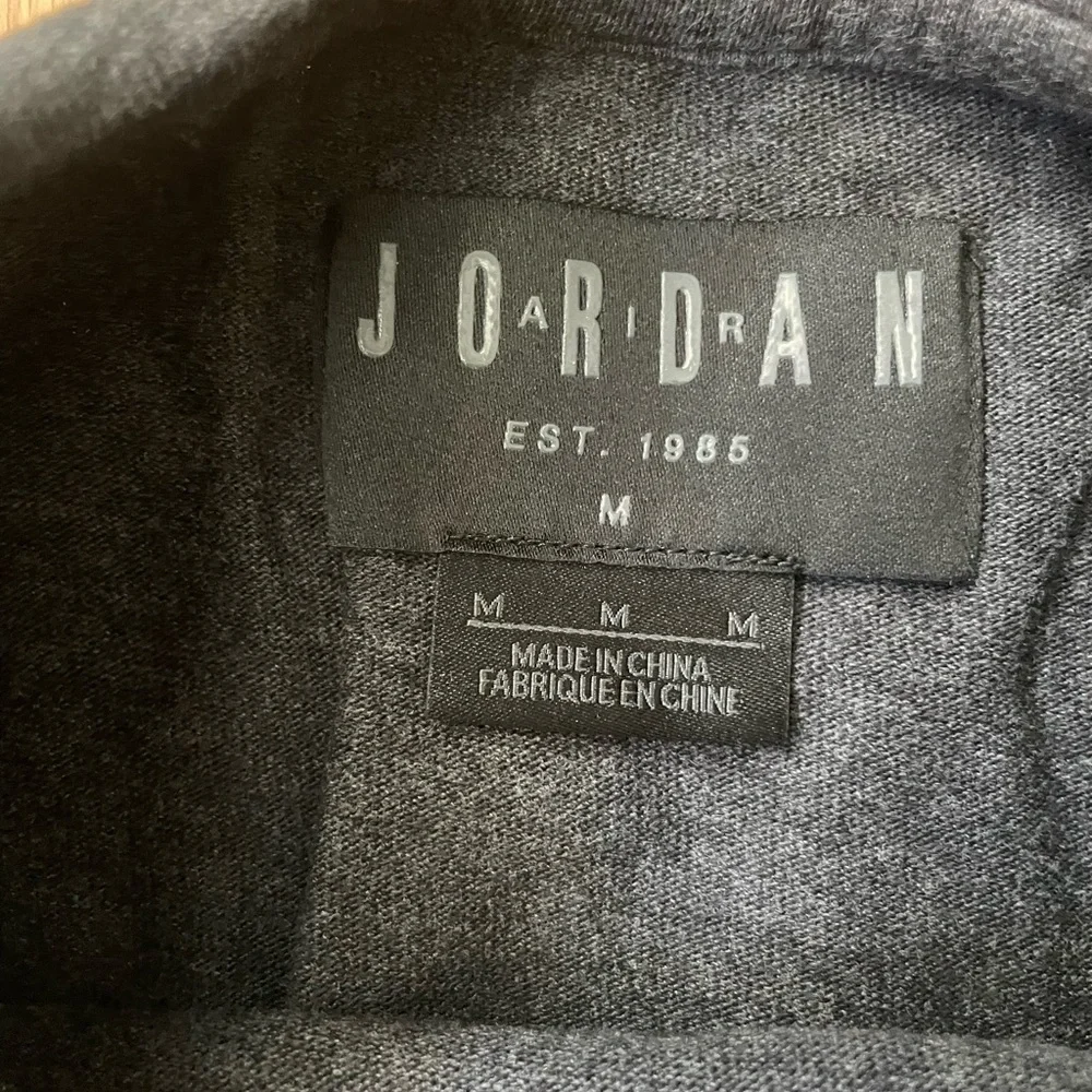 Jordan Men's Cotton Grey T-Shirt